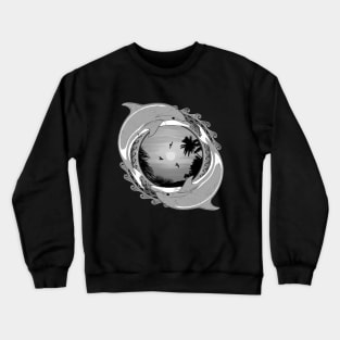 Twin Dolphins Crewneck Sweatshirt